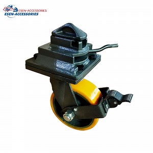 [Hot Item] ISO Shipping Container Steel Castor Wheels with Brake