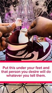 Put this under your feet and that person you desire will do whatever you tell them. Simply do the following: write the full name of your beloved person on a piece of paper with red ink. Then tear off the edges with your own hands to pass on your energy, and rub the paper with a good amount of your saliva to impregnate it with your essence. After that, add a pinch of ground cinnamon so they will have eyes only for you and obey you. Fold the paper very well, then take one of your shoes—your left s