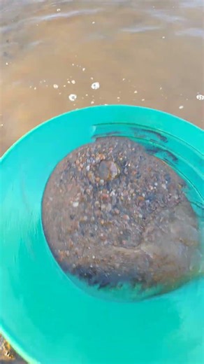 Testing a spot closer to my sluice