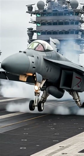 Jet Lands with Tailhook Failure, Nearly Goes Off Runway #Aviation #Pilot #Failsafe