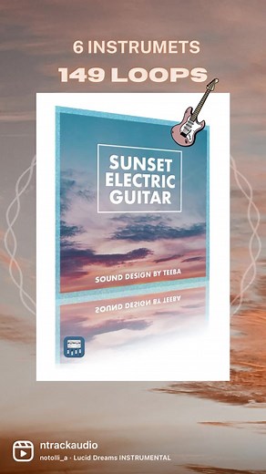 🎶🌅🎸 'Sunset Electric Guitar' is a must have for producers & musicians creating within the cinematic, indie and ambient genres. 🎶🌅🎸Sunset Electric Guitar includes:149 tempo-synced Electric Guitar Loops performed by TeebaClean, Distorted, and Ethereal Electric Guitars sample instrumentsGuitar chords sample instrumentsGuitar FX sample instrument #recordingstudio #musicstudio #homestudio #ntrackstudio9 #musicproduction #musicproductiontips