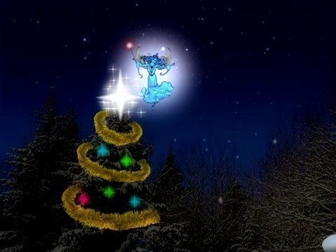 CHRISTMAS IDENT Fairy Snowman Cyriak Poptique Sumo.tv