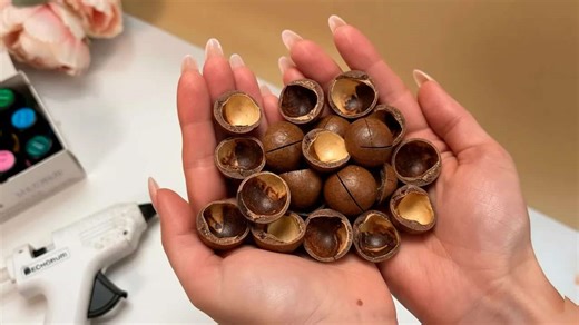 Wow! Don’t throw away nutshells! Look what I made using them! DIY home decor ideas!