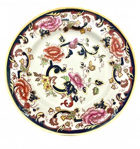 Set of 3 Mason’s Ironstone Mandalay Dinner Plates 10.5″ | English Printed & Hand Painted Floral Gilt Plates | Sold Individually or Set - Etsy