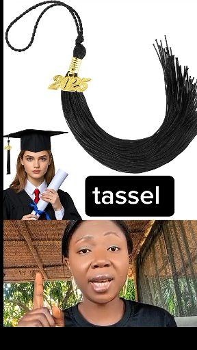 Graduation Essentials: Names You’ve Been Saying Wrong 🎓 Quick guide to the real names of your graduation outfit: gown, tassel, hood, mortarboard, stole, and honour cord. #English #ingles | Dupe Janet Olaniran