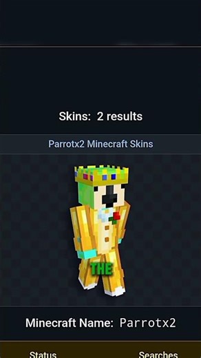 Parrotx2 The King | #minecraft