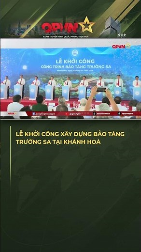 Groundbreaking Ceremony for the Construction of the Truong Sa Museum in Khanh Hoa #shorts