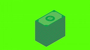 Download money green screen video for free