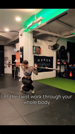 step behind with barbell - lowerbody strength