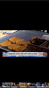 Celebrating National Waffle Week on Fox Square with Wafels & Dinges! | Fox & Friends