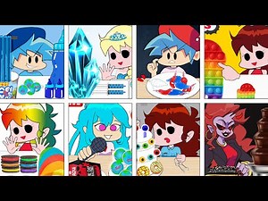 Friday Night Funkin FOOD CHALLENGES 프라이데이 나이트 펑킨 먹방 챌린지 모음 l FNF Mukbang Complete Edition