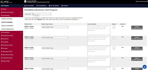 PCOM Availability Collection Training Video