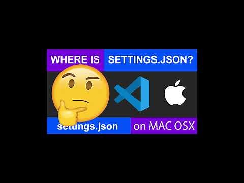 Where is settings.json | How To Open settings.json Mac | Visual Studio Code | settingsDefault.json