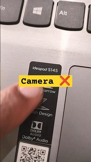 Lenovo IdeaPad S145 Series Laptop Web Camera Not Working Problem#macnitesh#keyboardtricks#2024short