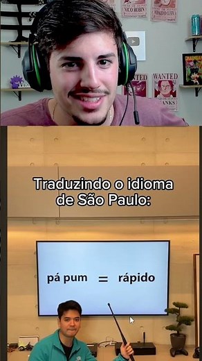 Translating the language of São Paulo 🗣️ #react #morimura