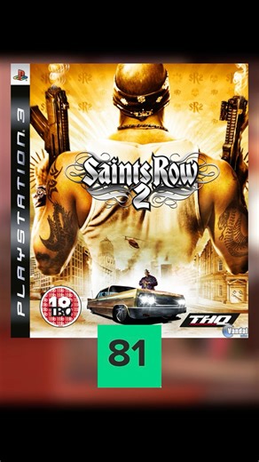 ALL SAINTS ROW games ranked from WORST to BEST according to METACRITIC #saintsrow #saintsrowreboo...