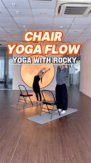 41K views · 627 reactions | Chair Yoga Flow - Yoga With Rocky 露‍♂️ . . . . . . . #yoga #chairyoga #flexibility #yogadanang #backbend #YogaFlow #vinyasa #yogawitrocky | Yoga With Rocky | Facebook