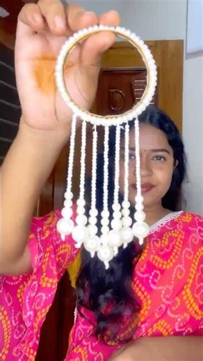 Aesthetic DIY Pearl Bangles for Any Occasion 💫 #shorts #diy #bangles