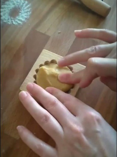 3D Wooden Cookie Cutter Moulds for DIY Baking, Engraved Embossed Biscuit Molds, for Gingerbread