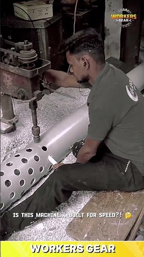 Precise & Heavy-Duty Pipe Drilling Machine for Hole Cutting and Fabrication in Industrial Workshops