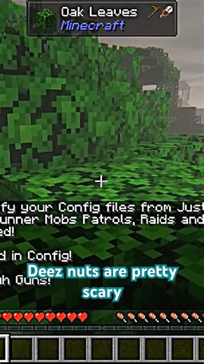 Can’t believe he hit him with a deez nuts joke 🤣 #minecraft #minecrafthorror #horror #funny