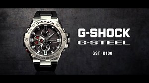 4.2K views · 295 reactions | Discover new features of the G-Steel B-100 series this weekend. The first in the line-up to feature Bluetooth and Tough Solar system, the watch is built with unique dial indicator which resembles the turbine blades of a jet engine. | CASIO G-SHOCK | Facebook