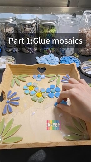 Magic-toy Mosaic | Mosaic Tile Laying Tutorial | Soothing DIY Time 🧩 Pick your favorite colors and piece them together slowly. The process is so... | Instagram