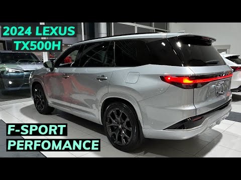 2024-2026 LEXUS TX500H F-SPORT PERFOMANCE, WALKAROUND 4K, CELESTIAL SILVER