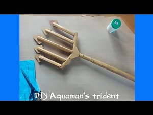 DIY Aquaman's trident out of cardboard | How To