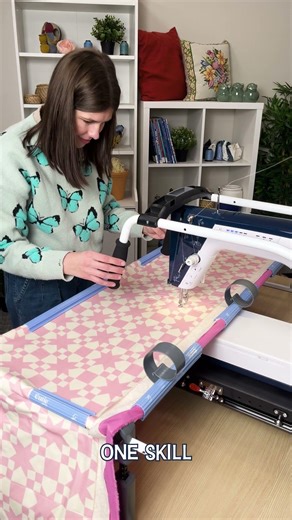 Quilting on the Cutie Frame