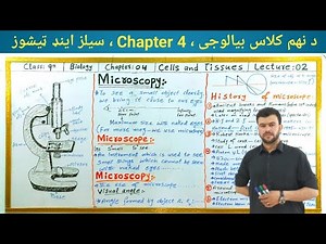 Microscopy class 9 biology chapter 4 in Pashto | History of Microscope | cells and tissues | sabar k