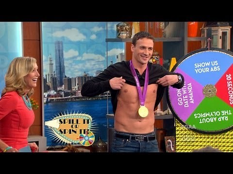 Ryan Lochte Shows Off His Abs on 'Good Afternoon America'