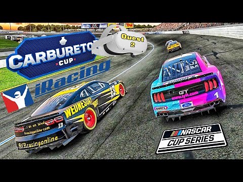 iRacing on the Quest 2 (VR) at Charlotte Motor Speedway - NASCAR Next Gen Cars