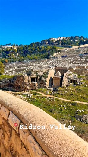 Embracing the serenity of Kidron Valley, where history and nature intertwine beautifully. #jerusalem