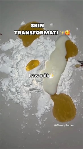 Homemade Skin Whitening & Glow Mask 💫 Works Like Magic! #skincare #fashionstyle #homeremedy #viral