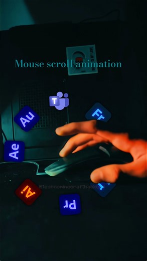 Mouse Scroll Animation 🖱️✨ #technominecrafthackers #adobe #adobepremierepro #adobeaftereffects
