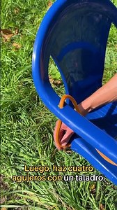 Creative Swing with Plastic Chair