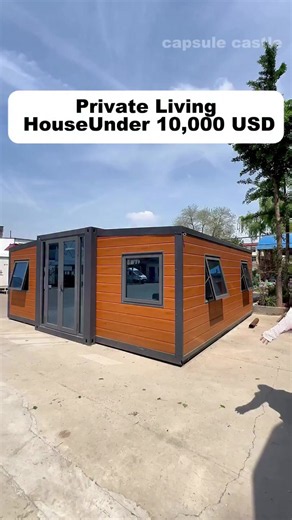 #capsulecastle Such a container can be taken for less than 10,000 dollars. What do you think? #Owner -occupied #PersonalResidence #Hotel #Vacation