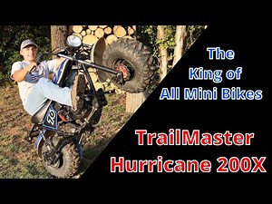 Best mini bike you can buy! Trailmaster Hurricane 200x