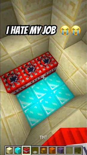 my j*b 💀😭 SUB AND LIKE #minecraft #shorts