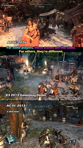 Some see no difference. Others do. 👀 Black Flag E3 vs Original vs Resynced