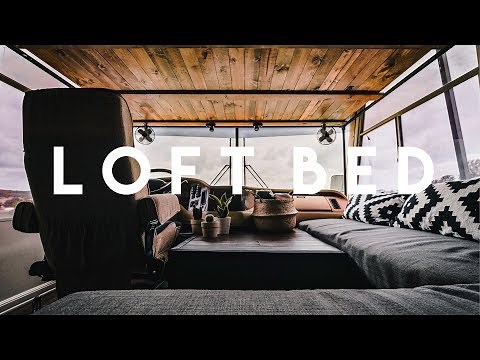 DIY Over Cab Loft Bed in a Class A Motorhome