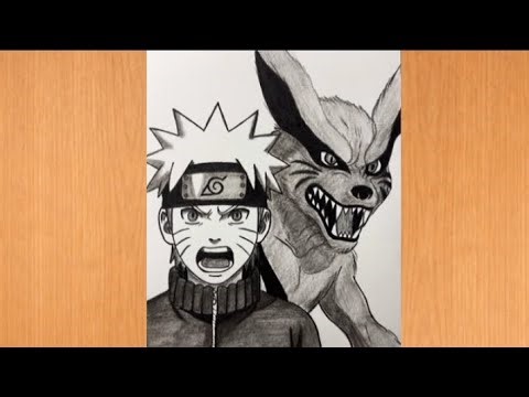 “How to Draw Naruto & Kurama 🔥 | Step-by-Step Tutorial”