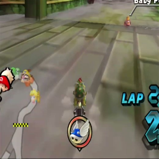 Smart blue shell - Mario Kart Wii