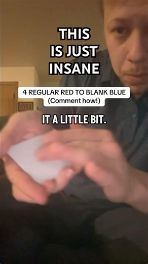 This Card Magic Color Change is Incredible! Comment how #tricks #cards #secrets #magician