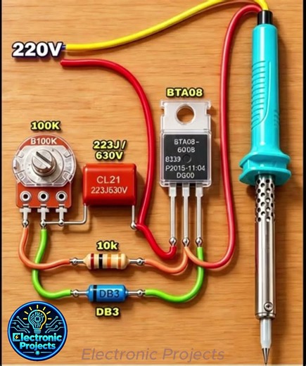 A few components, endless possibilities. ⚡💥 #electronicprojects#diy#electronics