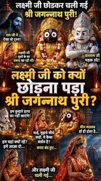 When Laxmi ji left Sri Jagannath Puri 😱 | The secret of Balarama's anger #indreshupadhyayji