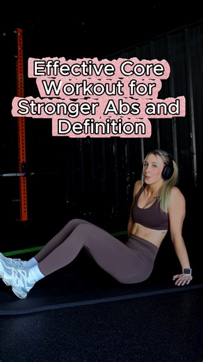 Effective core workout for stronger abs and definition