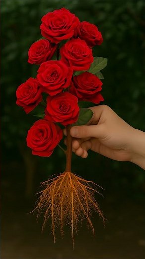 Grow Roses Free 🌱 Easy Cutting & Cup Hack at Home! |#shorts #garden