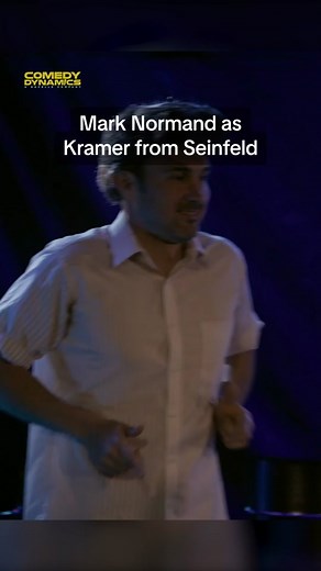 @Mark Normand as Kramer from Seinfeld from his set on the series, The Comedy Show Show. #comedydynamics #marknormand #standupcomedy #comedylegends #kramer